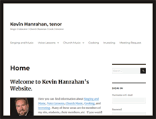 Tablet Screenshot of kevinghanrahan.com